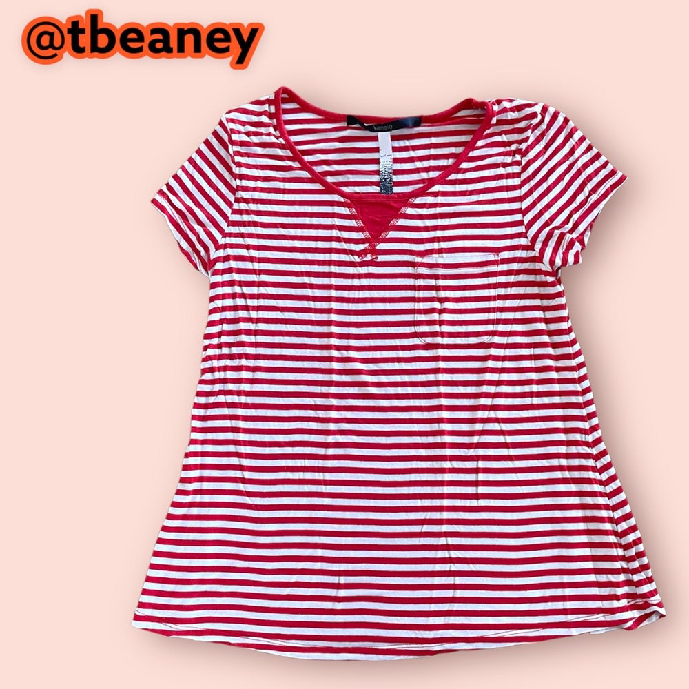 Kensie Striped Tee Shirt